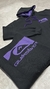 Moletom Quiksilver Preto C/ Roxo na internet